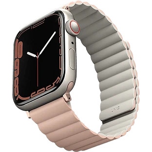 Ремешок Uniq для Apple Watch 41/40/38 mm Revix reversible Magnetic Pink/Beige
