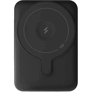 Аккумулятор внешний VLP Dual Magsafe PowerBank 5000 mAh, 3A, USB-C, черный