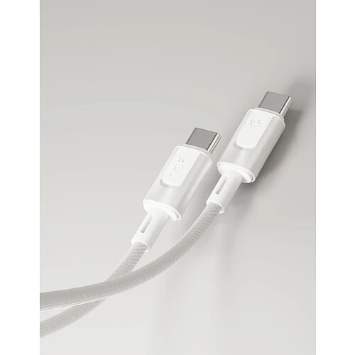 Кабель VLP Force Line 100W USB-C + USB-C, 2.0м, белый