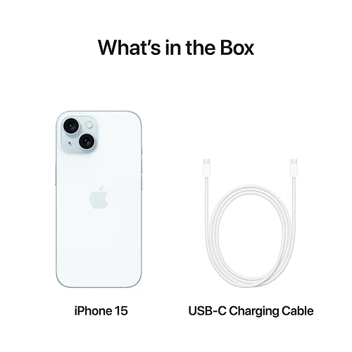 iPhone 15, 128GB, Синий