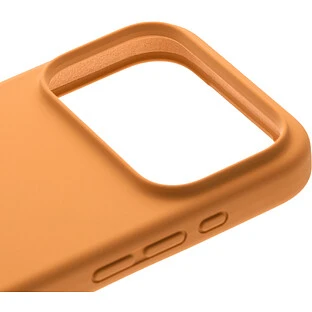 Чехол защитный uBear Touch Mag Case для iPhone 17 Pro, MagSafe совместимый, силикон, софт-тач, оранжевый