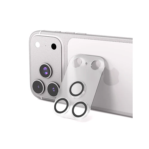 Стекло защитное VLP Lens Protector для камеры iPhone 17 ProMax, с черной рамкой