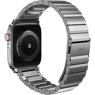 Ремешок Uniq для Apple Watch 49/46/45/44 mm Strova Strap Link Steel Silver