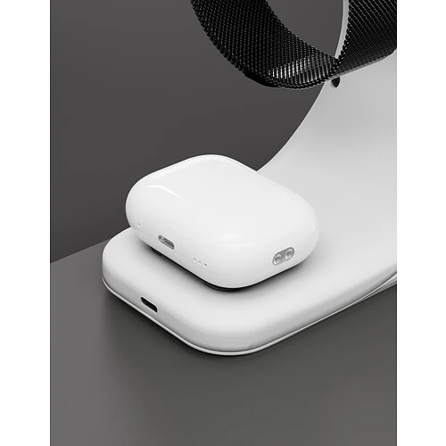 Беспроводное зарядное устройство VLP Powerstand 3 in 1 Qi2 для Apple, белое