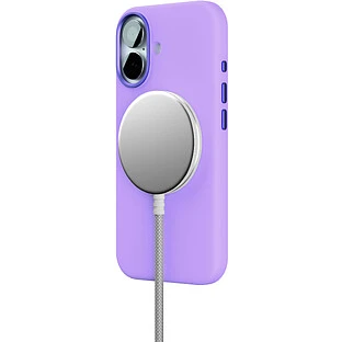 Чехол защитный VLP Aster Pro Case с MagSafe для iPhone 17, лавандовый