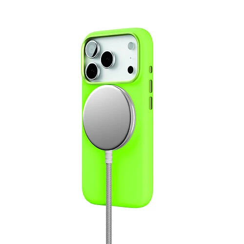 Чехол защитный VLP Aster Pro Case с MagSafe для iPhone 17 Pro, лайм