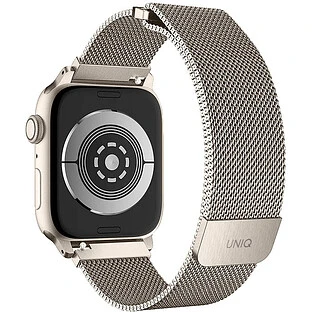 Ремешок Uniq для Apple Watch 41/40/38 mm Dante Strap Mesh Steel Starlight