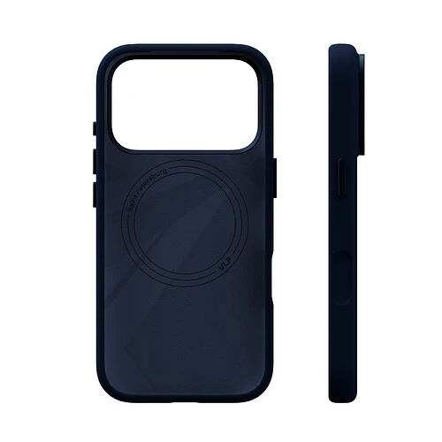 Чехол защитный VLP Aster Pro Case с MagSafe для iPhone 17 Pro Max, темно-синий