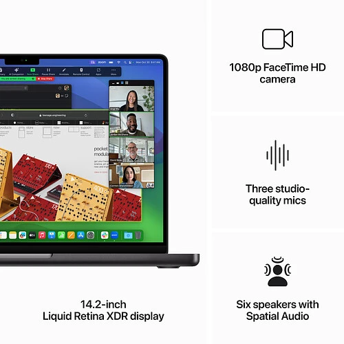 MacBook Pro 14", M3 Pro (12C CPU/18C GPU), 18GB, 1TB, Черный космос
