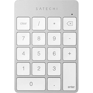 Цифровой блок клавиатуры Satechi Aluminum Slim Rechargeable Bluetooth Keypad, Silver