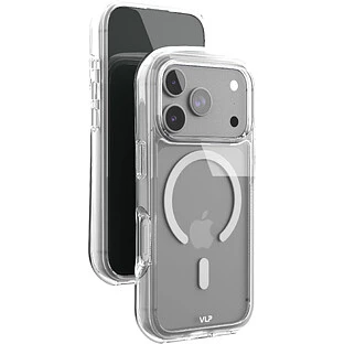 Чехол защитный VLP Bubble Case с MagSafe для iPhone 17 Pro, белый	
