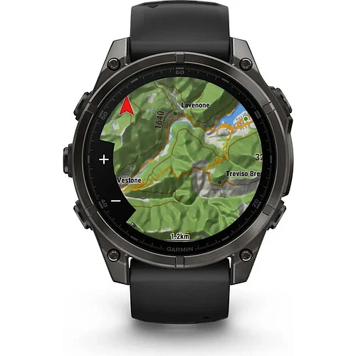 Умные часы Garmin Fenix 8 AMOLED Sapphire 47 мм, Titanium
