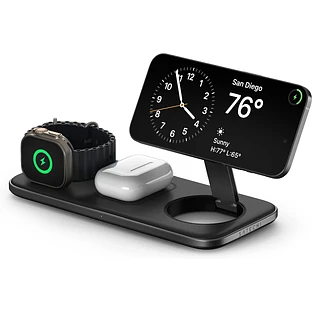 Беспроводное зарядное устройство Satechi 3-в-1 Qi2 Trio Wireless Charging Pad