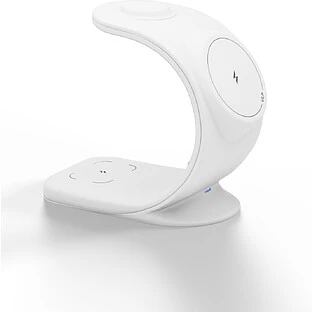 Беспроводное зарядное устройство VLP Powerstand 3 in 1 Qi2 для Apple, белое