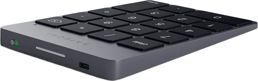 Цифровой блок клавиатуры Satechi Aluminum Slim Rechargeable Bluetooth Keypad, Space Gray