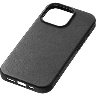 Чехол защитный uBear Capital Case для iPhone 16 Pro Max, натуральная кожа, MagSafe совместимый, черный