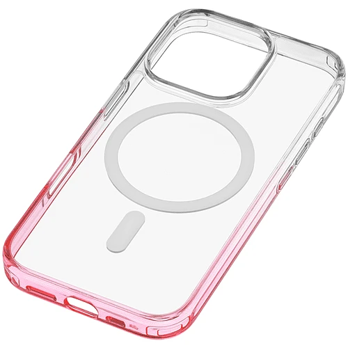 Чехол защитный uBear Fusion Mag Case iPhone 16 Pro, неоновый розовый
