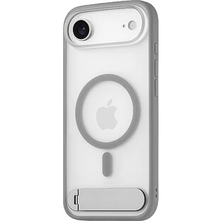 Чехол защитный uBear Stand 360° Mag Case для iPhone Air, MagSafe совместимый, силикон, софт-тач, серый