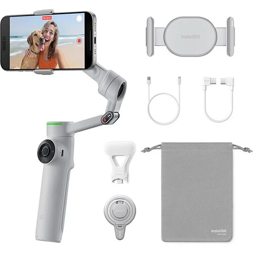 Стабилизатор для мобильного телефона Insta360 Flow 2 PRO Creator Bundle (Серый)