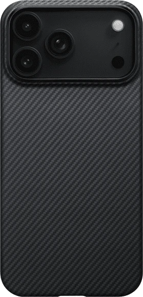 Чехол для телефона Pitaka Ultra-Slim для iPhone 17 Pro (600D Black/Grey Twill)