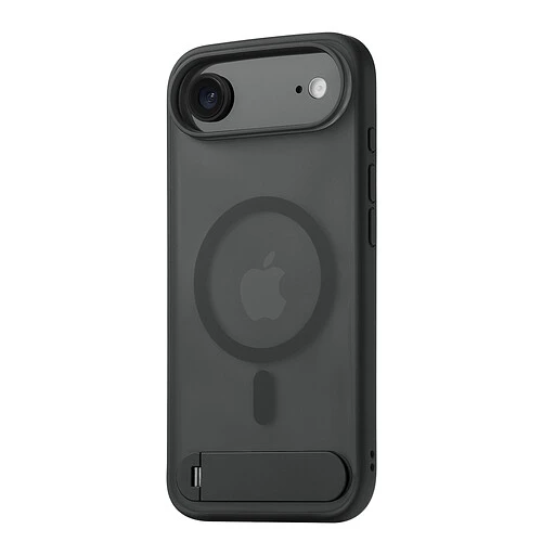 Чехол защитный uBear Stand 360° Mag Case для iPhone Air, MagSafe совместимый, силикон, софт-тач, черный