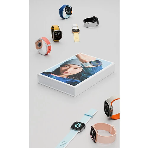 Uniq для Apple Watch 49/46/45/44 mm ремешок Revix IV reversible Magnetic Marine Blue/Pale Aqua