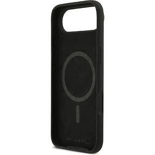Чехол KARL LAGERFELD для iPhone Air Liquid Silicone Sketch Karl & Choupette Hard Black (MagSafe)