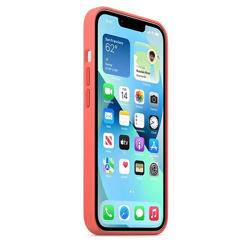 Чехол Apple iPhone 13 mini Silicone Case with MagSafe - Pink Pomelo, Model A2705, MM1V3ZM/A