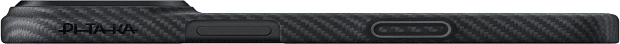 Чехол для телефона Pitaka Ultra-Slim для iPhone 17 Pro (600D Black/Grey Twill)