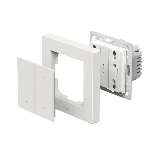 Выключатель Aqara Light Switch H2 EU WS-K08D 2 клавиши (белый)