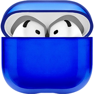 Чехол защитный uBear Tone для Airpods 4, TPU, синий