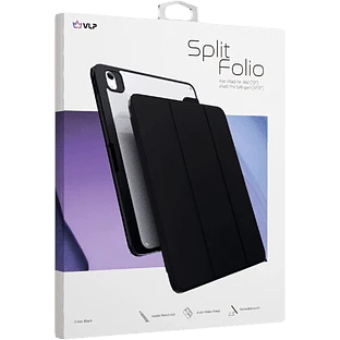 Чехол защитный "vlp" Split Folio для iPad Air M2/M3/M4 (13''), черный