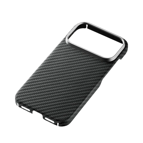 Чехол защитный uBear Supreme Case для iPhone 17 Pro, ультратонкий, материал Кевлар, MagSafe совместимый, черный