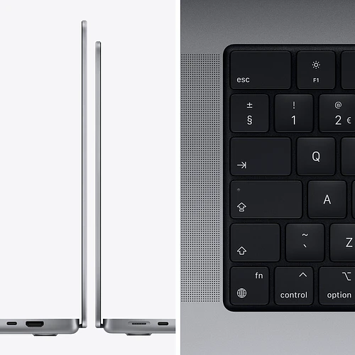 Macbook Pro 16", M1 Pro (10C CPU/16C GPU), 16GB, 512GB, Серый космос