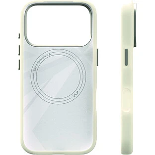 Чехол защитный VLP Aster Pro Case с MagSafe для iPhone 17 Pro, белый