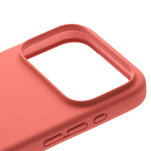 Чехол защитный uBear Touch Mag Case для iPhone 17 Pro, MagSafe совместимый, силикон, софт-тач, коралловый