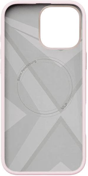 Чехол защитный VLP Aster Pro Case с MagSafe для iPhone 16 Pro, розовый
