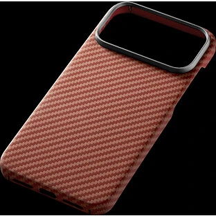 Чехол защитный uBear Supreme Case для iPhone 17 Pro Max, ультратонкий, материал Кевлар, MagSafe совместимый, оранжевый