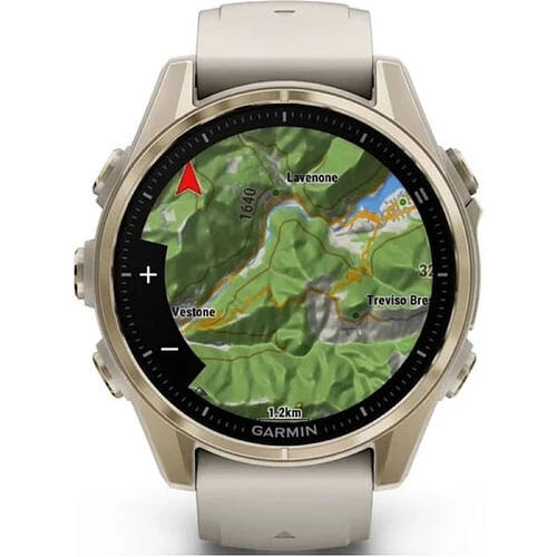 Умные часы Garmin Fenix 8 AMOLED Sapphire 43 мм, Soft Gold