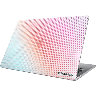 Защитная накладка SwitchEasy Case Dots for 2021 MacBook Pro 14''. Дизайн: Aurora.