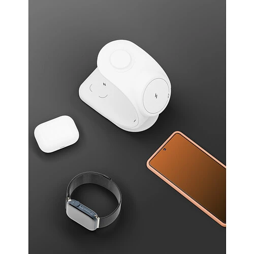 Беспроводное зарядное устройство VLP Powerstand 3 in 1 Qi2 для Apple, белое
