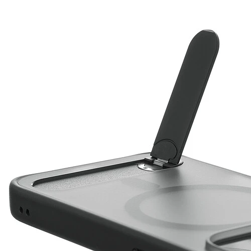 Чехол защитный uBear Stand 360° Mag Case для iPhone Air, MagSafe совместимый, силикон, софт-тач, черный