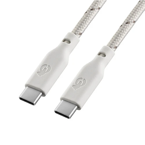 Зарядный кабель uBear Trend, USB-C|USB-С, 60Вт, 1,2м, Облачный серый
