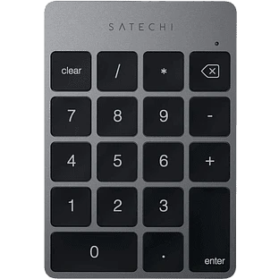 Цифровой блок клавиатуры Satechi Aluminum Slim Rechargeable Bluetooth Keypad, Space Gray