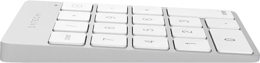 Цифровой блок клавиатуры Satechi Aluminum Slim Rechargeable Bluetooth Keypad, Silver