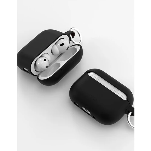 Чехол силиконовый VLP Grase Case для AirPods Pro 3, черный