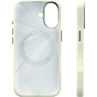 Чехол защитный VLP Aster Pro Case с MagSafe для iPhone 17, белый