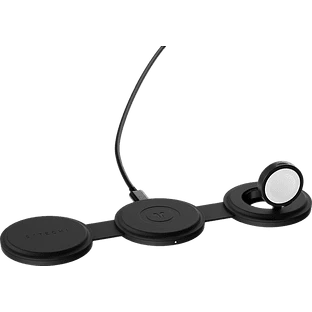 Беспроводное зарядное устройство Satechi OntheGo 3-in-1 Charger, 15Вт, Черный