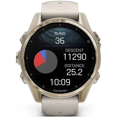 Умные часы Garmin Fenix 8 AMOLED Sapphire 43 мм, Soft Gold