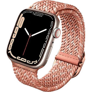 Ремешок Uniq для Apple Watch 42/41/40 mm ASPEN Design strap Braided Citrus pink